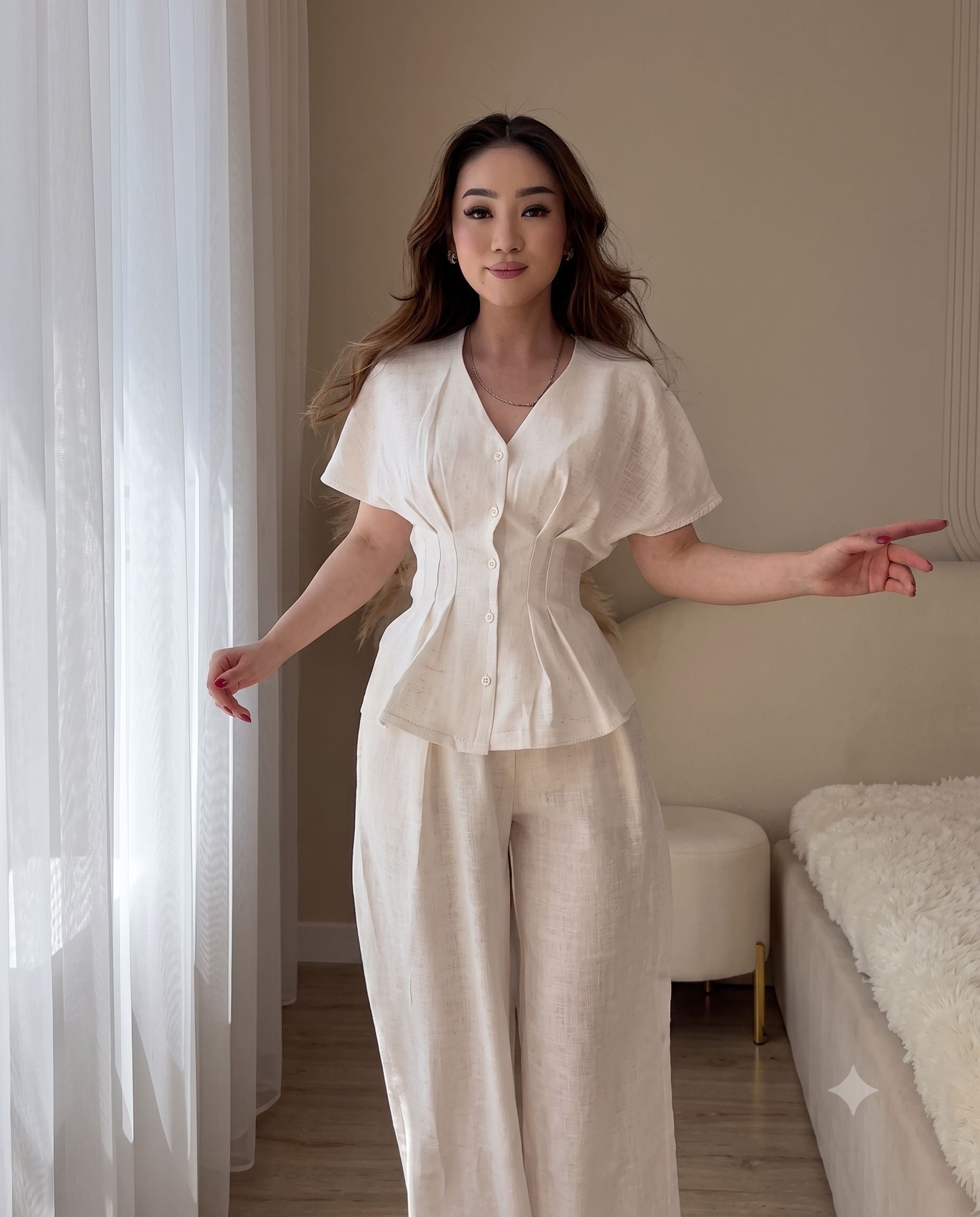 Wynn -  Ivory Lounge Co-Ord Set