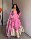 Sable – Blush Pink Royal Gota Embroidered Festive Anarkali Set