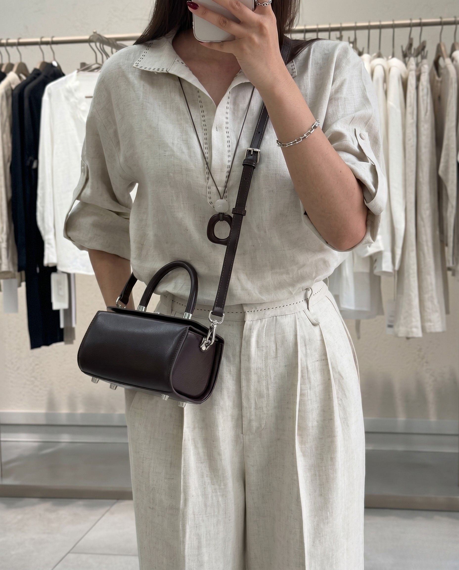 Prya – Ivory Essence Tailored Linen Co-Ord Set