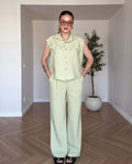 Xylo - Pistachio Green Premium Relaxed Fit Co-Ord Set